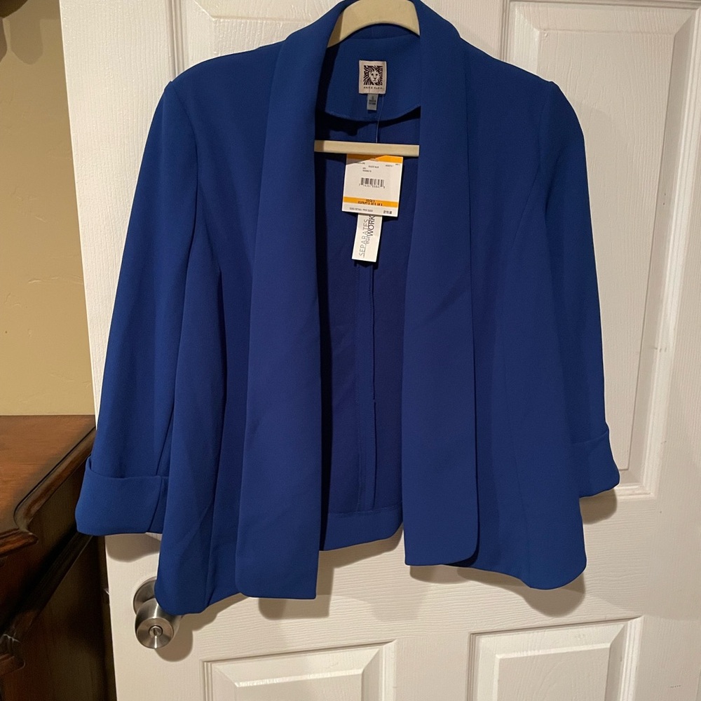 Anne Klein Royal Blue Women's Blazer